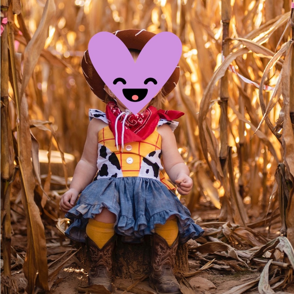 Woody Jessie dress for girl toy story dress costume  toddler 12-18M